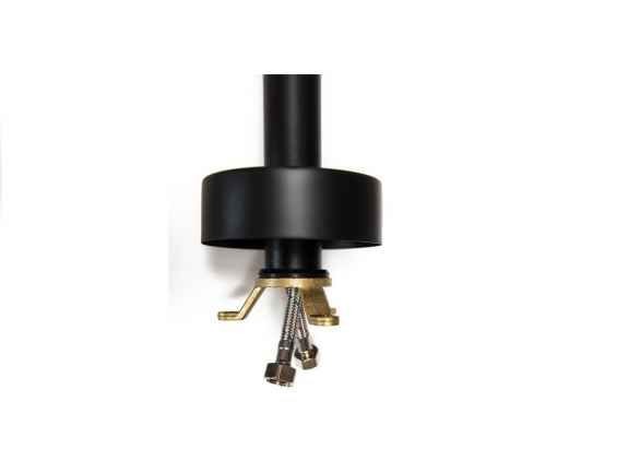 BATERIE CADA FREESTANDING MODERN II NEGRU MAT, SET INSTALARE IN PARDOSEALA INCLUS